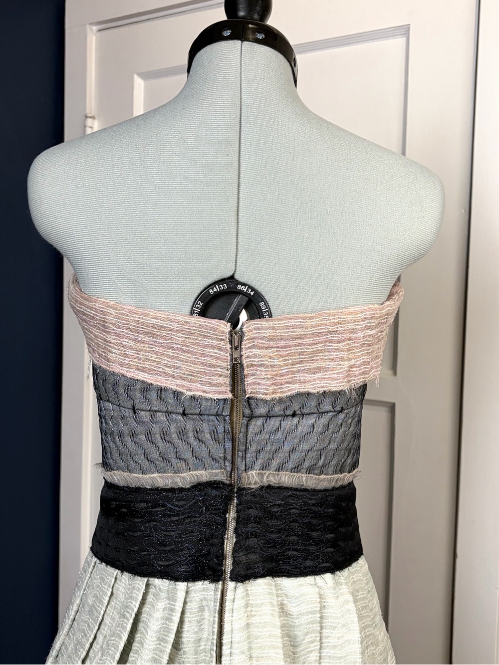 Miu Miu VTG Fall 07 Look #40 Strapless Silk-Blend Cocktail Dress, 38, EUC - Picture 10 of 16